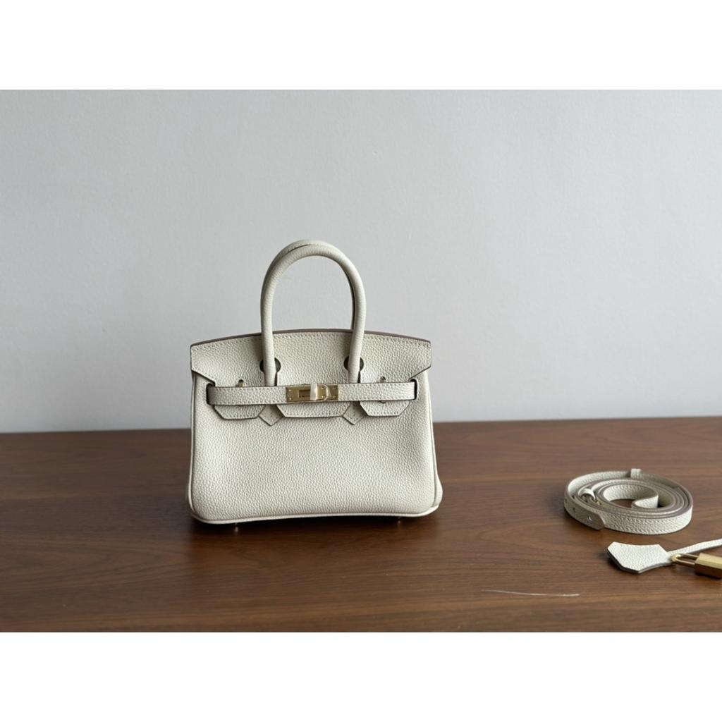 20 Couro Platina Togo Grande Capacidade Primeira Camada Feminina Couro Moda Versátil Bolsa de Mão Ombro Mensageiro Bolsa Feminina