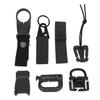 30 Pcs Molle Attachments D Buckle Backpack Buckle Nylon Ribbon Backpack Accessories For Picnics Camping Travel OD Green