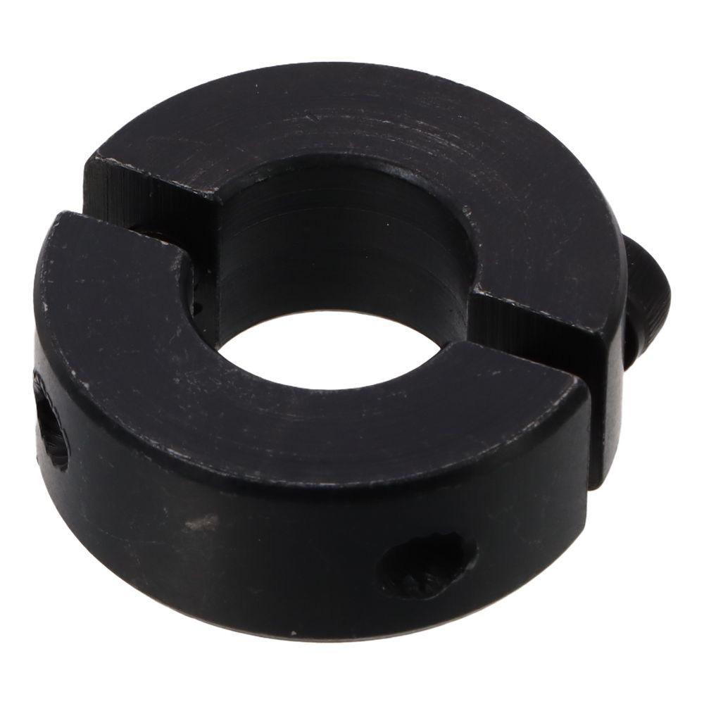 Oxide Carbon Steel Shaft Collars Black Inner Diameter 6-55mm Ring Collar Double Split Clamping Collar Conveyor Belt Systems