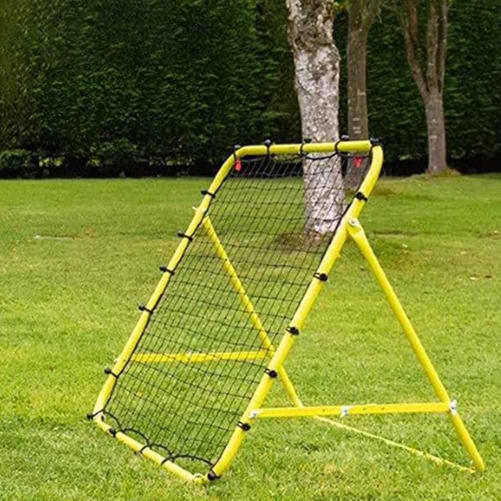 Fußball-Rebounder-Netz mit 20 elastischen Seilen Kickback Fußball-Trainingsnetz Rebound-Netz Trainingshilfe für Kinder, Jugendliche & Erwachsene