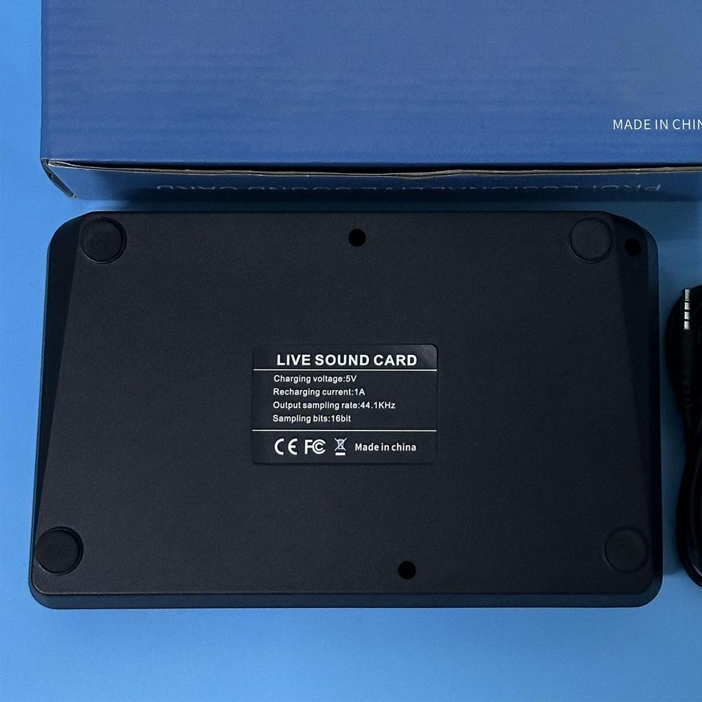 F998MAX Gaming Audio Mixer Streaming Mixer With Audio Interface BT Sound Board Voice Changer Sound Card,For PC Phone