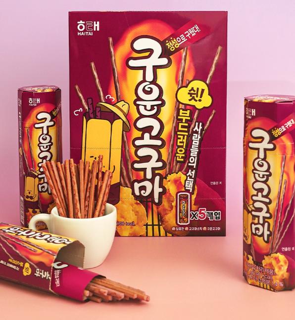 Roasted Sweet Potato 135g – Soft & Sweet Korean Snack