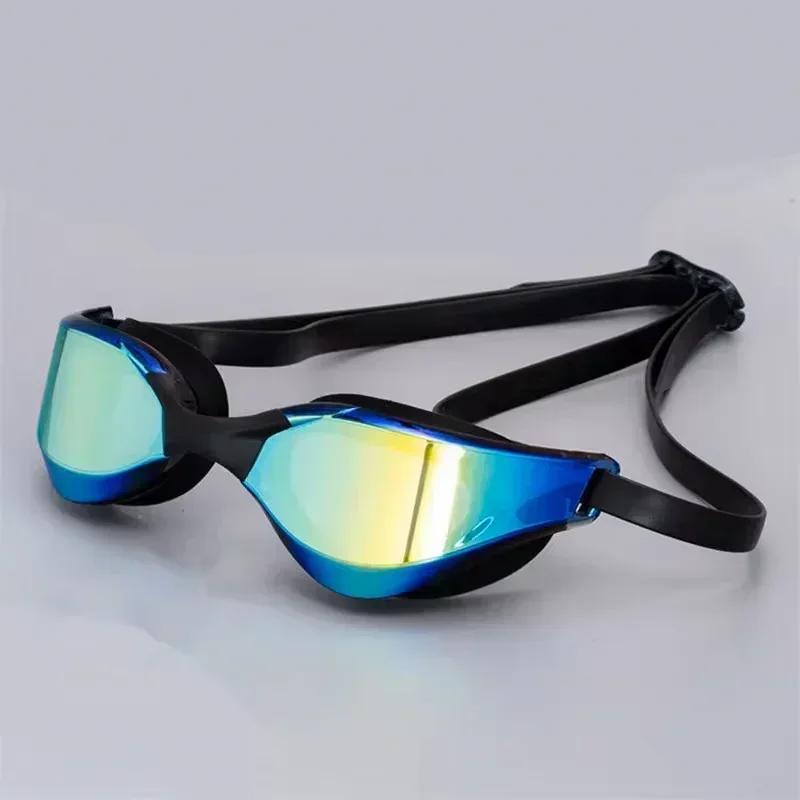 1pc Professional Anti-Fog HD Swimming Goggles Leak Proof Protection Glasses Men Women Adjustable Silicone Swim Training EYEWEAR