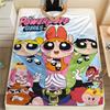 Powerpuff Girls Cartoon Printing Flannel Blanket Bedroom Sofa Camping Warm Blanket Gifts for Family and friends-MJ011