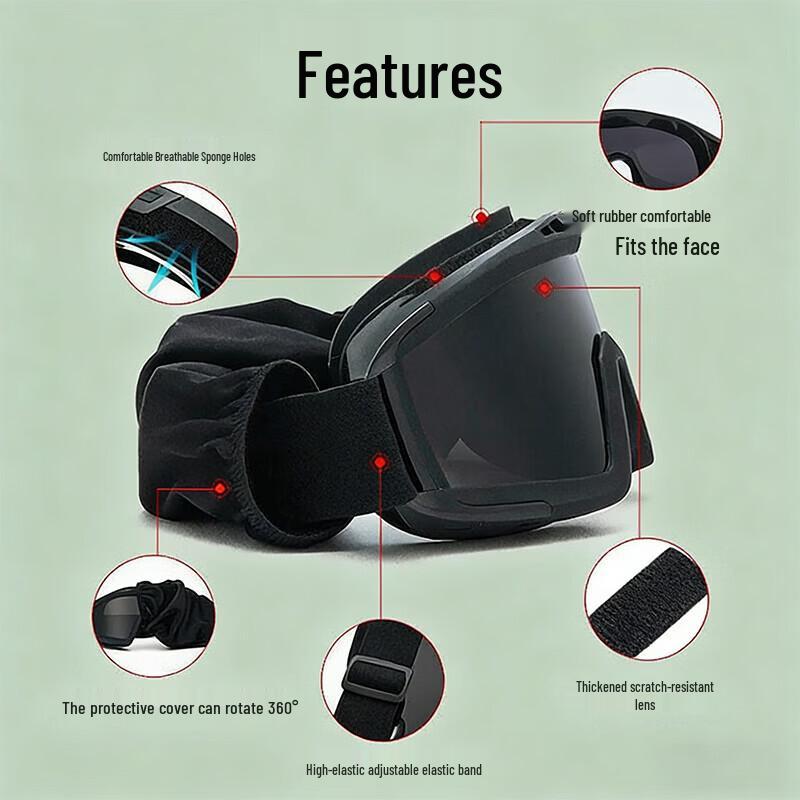 Xuanshi Desert Anti-Fog Industrial Safety Goggles
