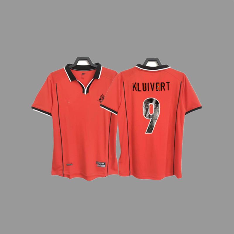 Retro jersey, football jersey, classic nostalgic replica Thai jersey, game training jersey, short-sleeved sportswear.