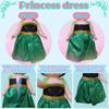 Princess Dress Up Fun 4-Piece Doll Clothes Set, Compatible with Dolls of 25-26cm Sizes, Compatible with Friends, 4 Interchangeable Outfits