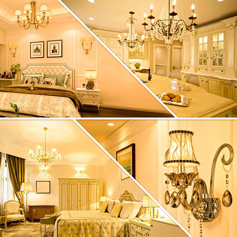 2pcs E27 E14 15W 12W 9W 6W Screw LED Corn Bulb Super Bright  Lamps 220V Lamps Lamps Living Room Household Pendant Candles Lamps