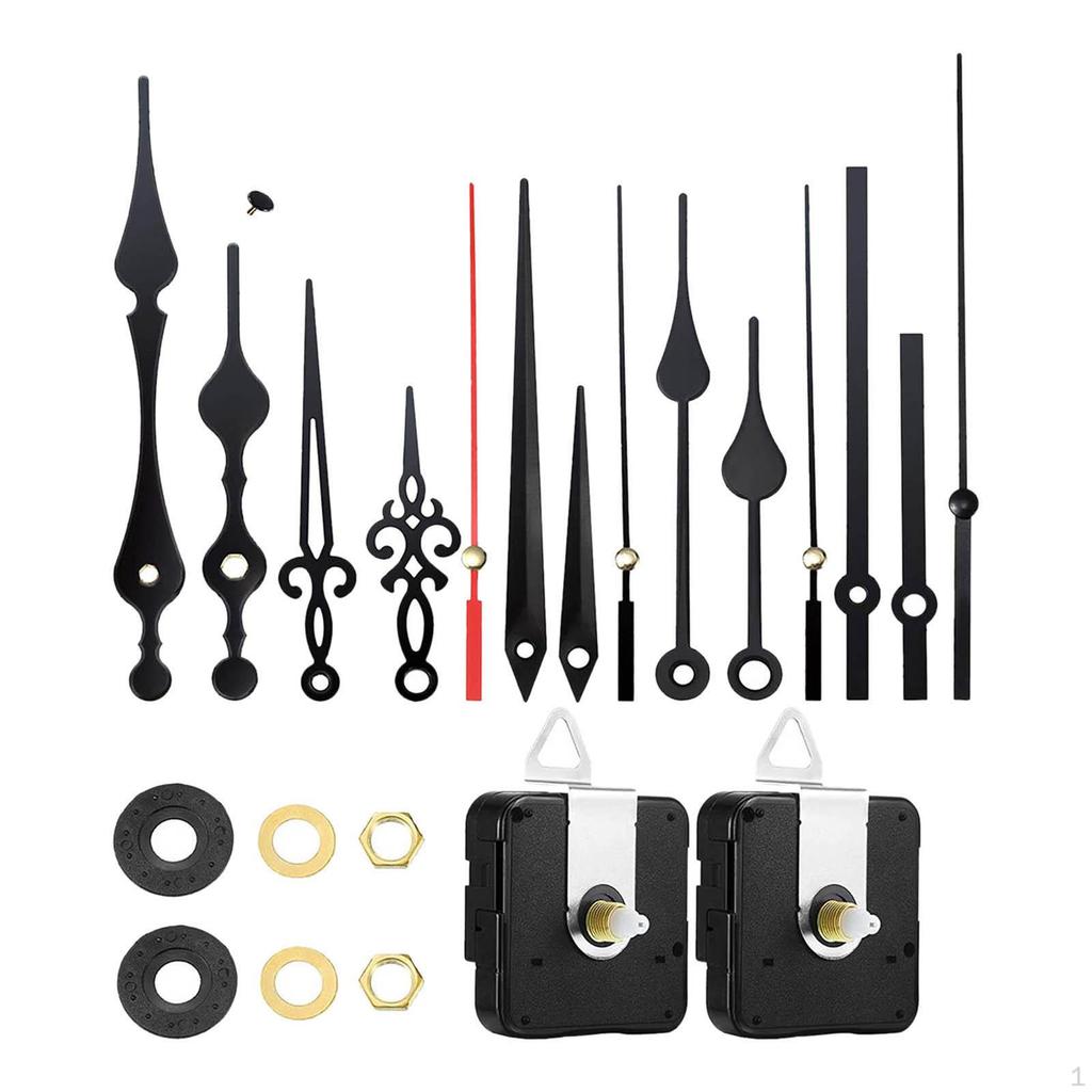 DIY Wll Clock Movement Mechnism Repir Prts Replcement , Silent