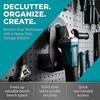 Space-Saving Design Wall Mount Storage Rack Heavy-Duty Tool Organizer Sleek Tool Rack  for Shops