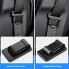 Car Seat Belt Limiter Buckle Stopper Self-adhesive Fixed Clip Buckle Safety Belt Adjusting Clip SeatBelt Accessories New