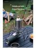 Portable Stainless Steel Mini BBQ Grill & Stove Stand