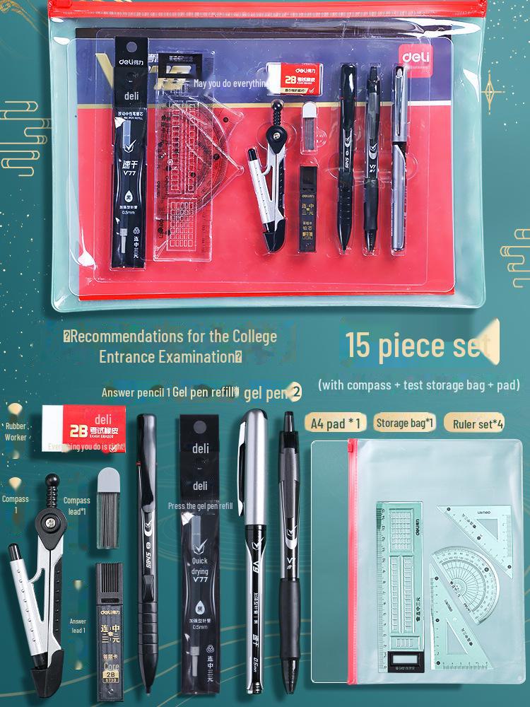 2B Druckbleistift- und Antwortbogen-Set für Hochschul- und Aufbaustudienprüfungen