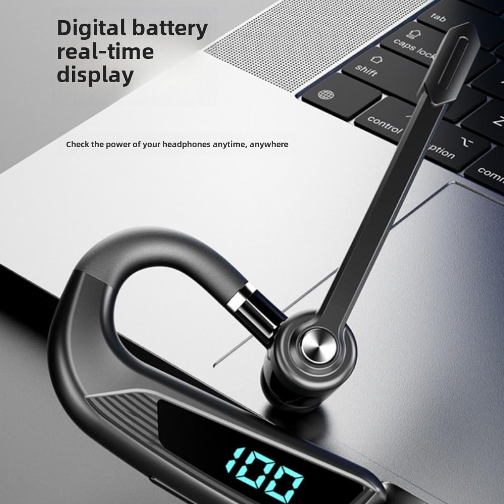 Bluetooth Headset New Business Model Sports Driving Upgrade Digital Display Upgrade Rotary Model