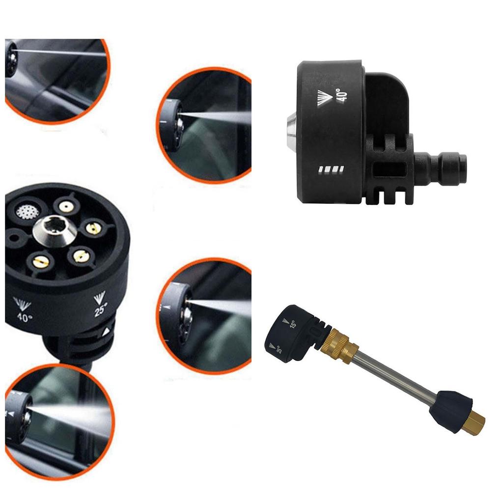 Six In One Nozzle Car Washing Machine, Wireless Portable Cleaning Machine, High-pressure Water Nozzle, Fan-shaped Multifunctional Accessories