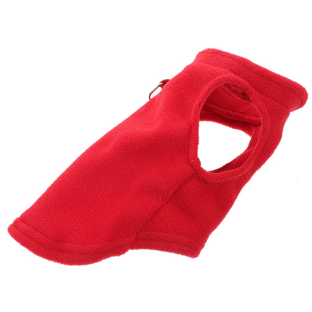 Pet Vest Dog Winter Sleeveless Sweater Soft Warm Fabric Ideal for Cold Weather Walks D-Ring Attachment Small Medium Sizes