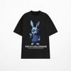 2025 New Cartoon Foreign Style Rabbit Printing Short-sleeved T-shirt Summer Men and Women Couples T-shirt Trendy Loose Top