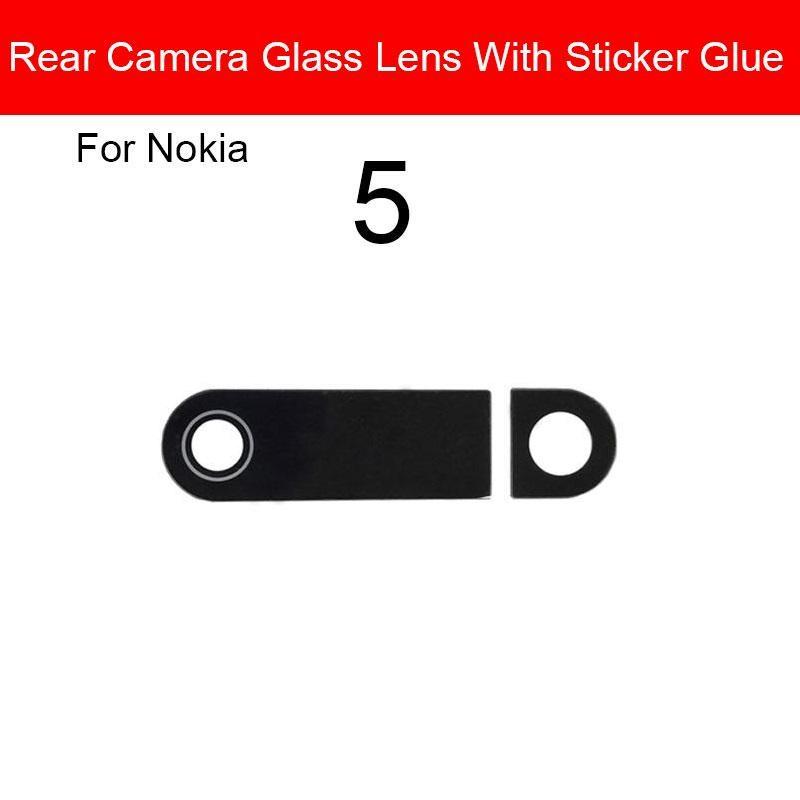 

Стеклянный объектив задней камеры для Nokia X71 7,1 5 6 6,1 7 Plus 8 X5 X6 X7, основной объектив задней камеры, стекло с клейкой наклейкой, ремонт For Nokia 5 чёрный