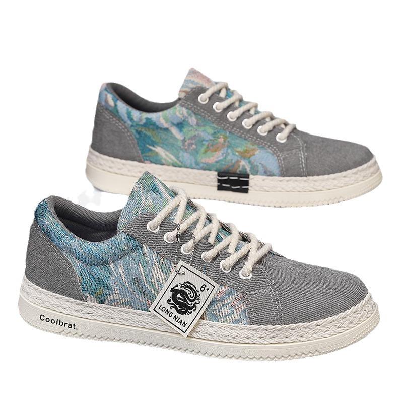 22 spring new low-top skateboard shoes student platform casual espadrilles sports
