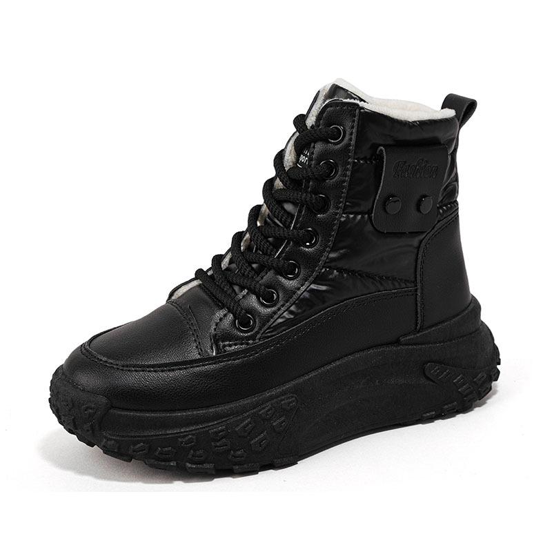 Cold-proof snow boots Winter waterproof and non-slip velvet short boots Thickened warm cotton shoes CY