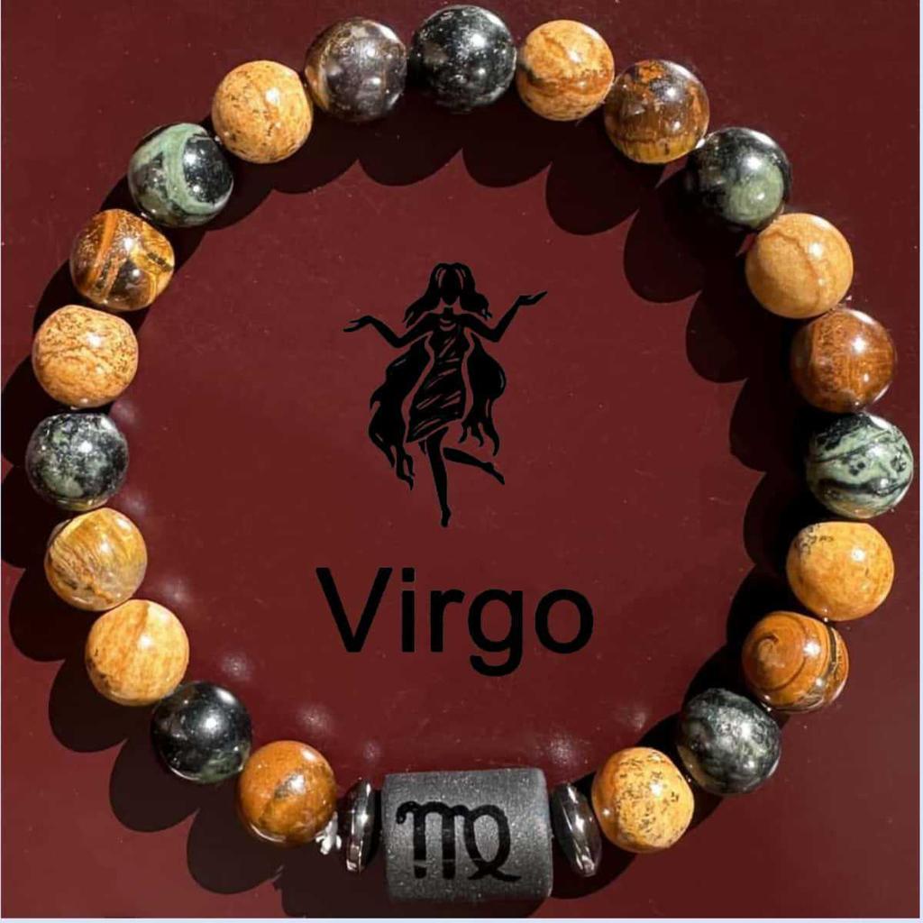 Twelve Constellations Bracelet: Men's Gemini, Virgo, Leo Design - In Stock