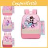 Trendy And Durable Unisex School Backpack Featuring Cute Cartoon Characters