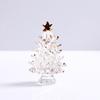 1PC Christmas Clear Crystal Christmas Tree Ornaments Desktop Decoration Gift Creative Mini