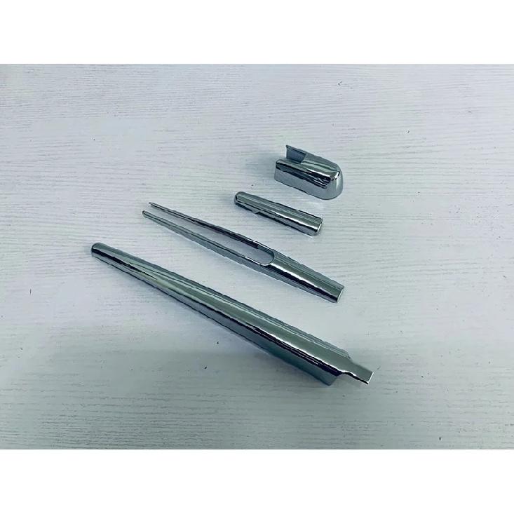 For Subaru Forester 2025 2026 Car Accessories ABS Chrome Rear Window Wiper Arm Blade Cover Trim Overlay Nozzle Molding Garnish