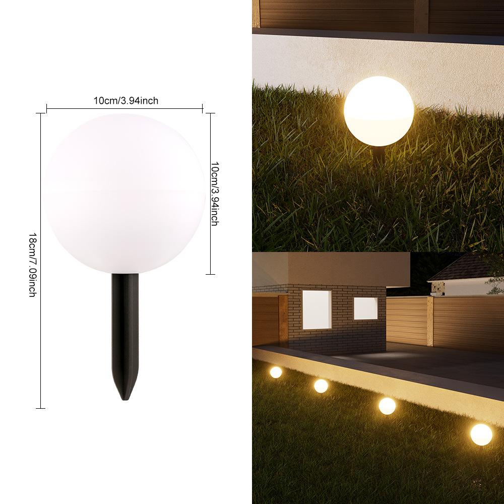 

Outdoor Solar Spherical 5in1 Lawn Light Waterproof Landscape Lighting for Courtyard Terrace Walkway Wedding Party Decoration