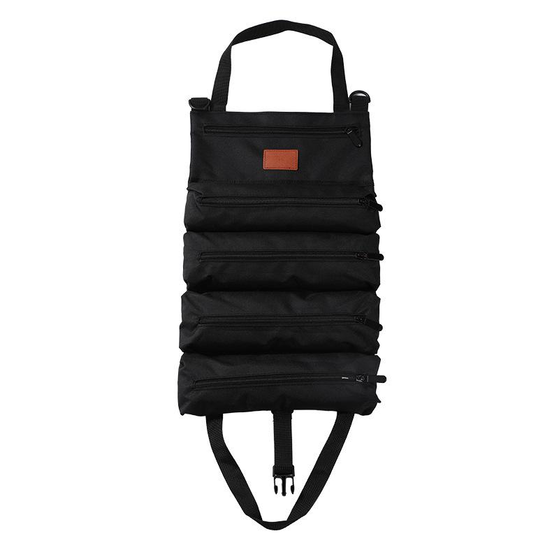 

Professional Hardware Tool Kit with Foldable Storage Bag, Durable Tool Box Backpack, Tool Belt Organizer for Car, Home, Workshop