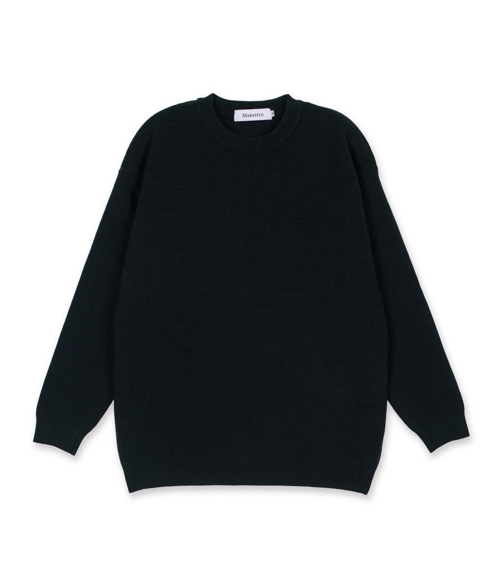 Make It Two Daily Viscose Crewneck Knit_Black M
