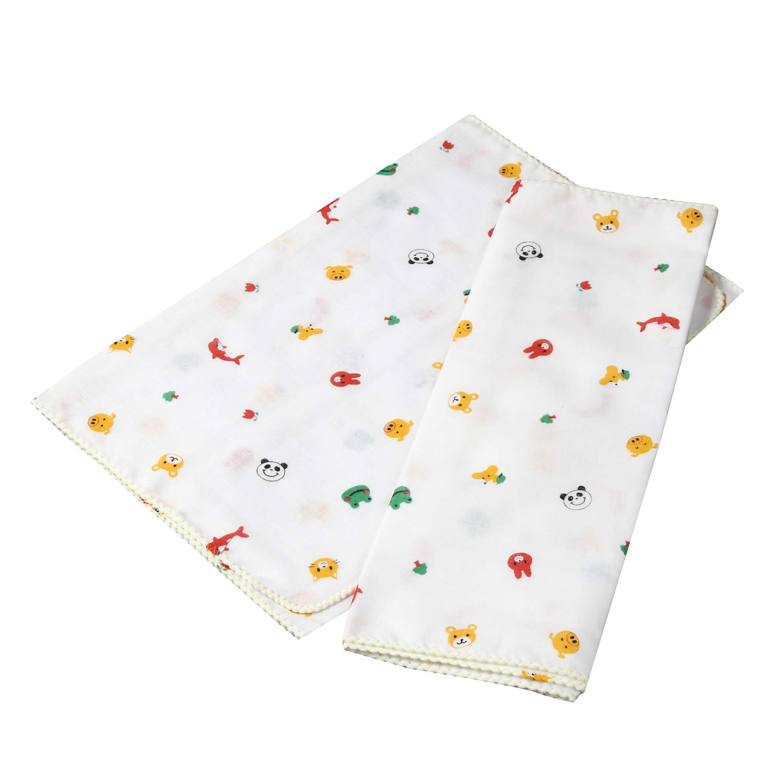 

Isamu Shokai Cotton Gauze Bath Animal 33x70cm 2 count 100% Towels, Print, (x 2) -