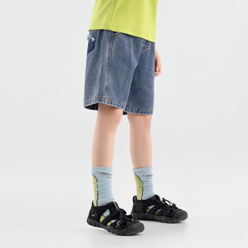 Boys' Washed Denim Casual Shorts
