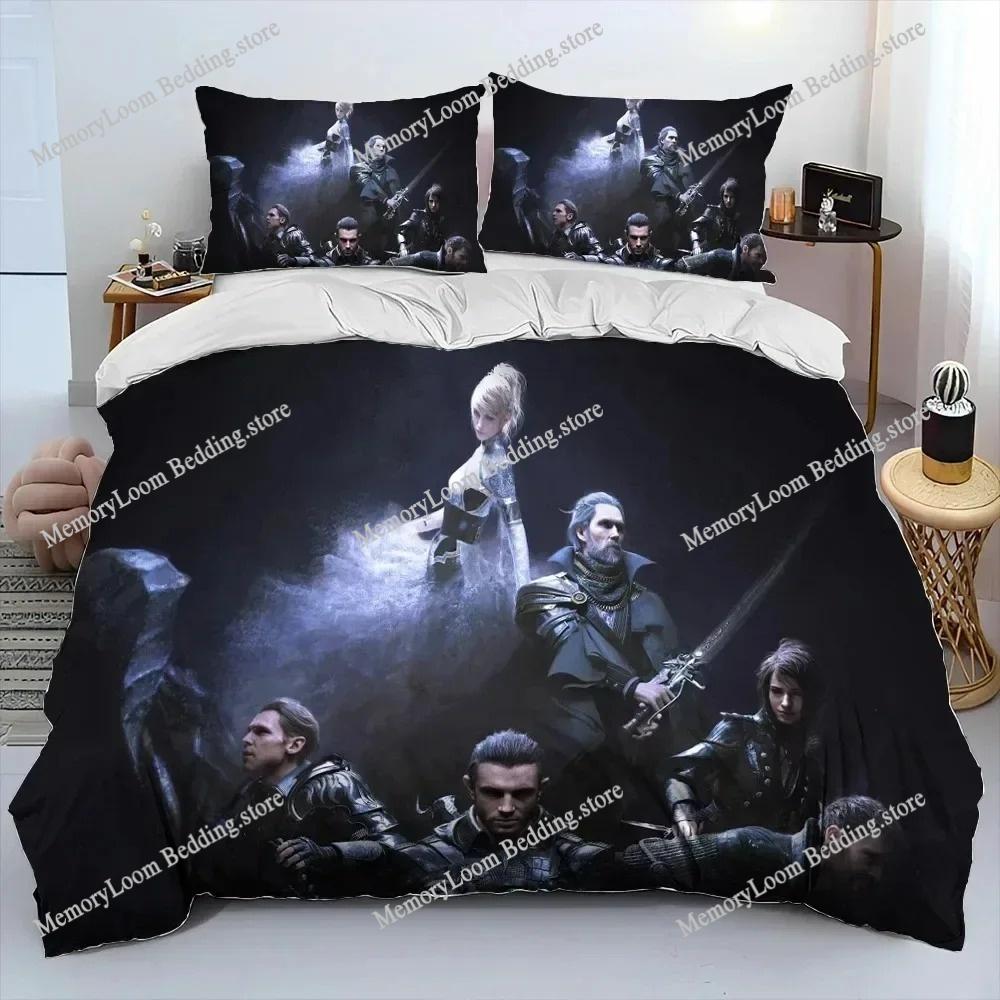 3D Printing Trendy Soft Final Fantasy Series Game Bedding Set Duvet Cover Pillowcase Comforter King/Queen Size Boys Adult Bed