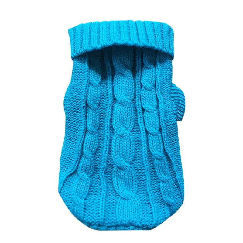 Svetry pro psy Zimní oblečení pro mazlíčky pro malé psy Teplý svetr Kabát Outfit pro kočky Oblečení Vlněné měkké tričko pro psy Bunda York
