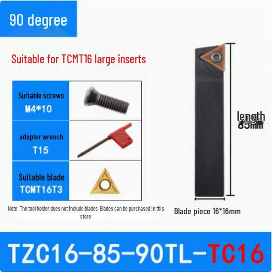 45°/90° Rough Boring Bar Holder with Replaceable Head & CBS/BSB Cutter