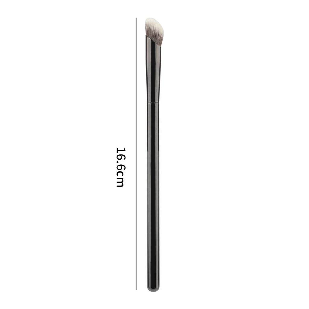 Single fingertip concealer brush, high-quality wooden handle bristles do not eat powder, soft, multi-functional brush, beauty tool