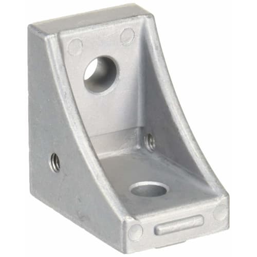 SUS D Bracket L, 10 Pieces (Silver/with Tap)