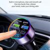 Digital Display FM Transmitter Car Chargers Handsfree MP3 Player Fast USB Type C Charging Adapter