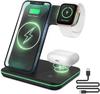 Bezdrátové nabíječky 3v1 Stojan pro Iphone 14 13 12 11 Xs Xr X 8 20w rychlonabíjecí stanice pro Apple Watch 7 6 Airpods Pro Iwatch