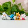 Characters Mini Figures Set Baymax Stitch Winnie Pooh Marie Collectible Toys for Kids Fans Gift PVC Model Ornaments