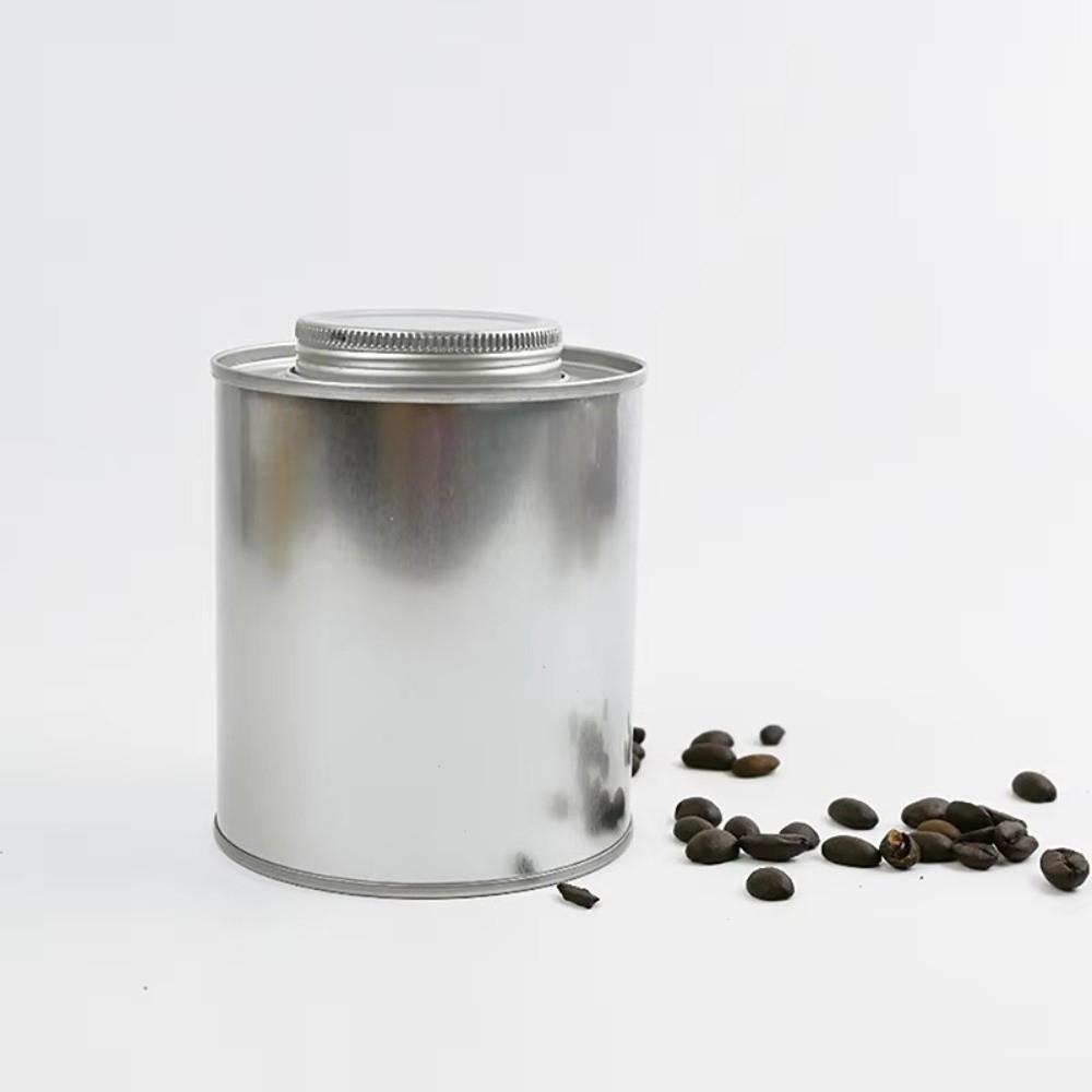 Blech Kaffeebohnen Aufbewahrungsdose Versiegelter Teekannenbehälter Tragbares Metallglas Hausverpackungsbox