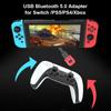 Wireless USB Gamepad Receiver Adapter for PS 5 4 Controller Bluetooth-Compatible Adapter for Android TV Box