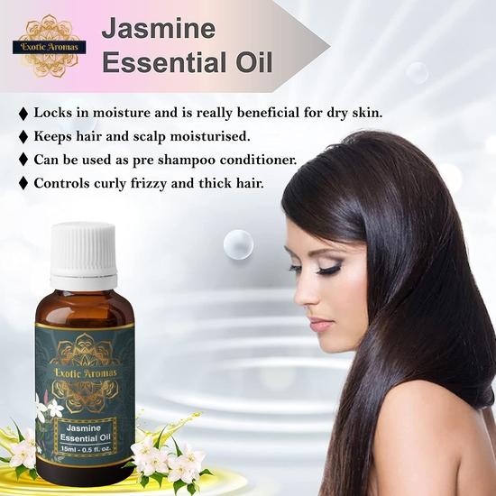 Exotic Aromas Jasmine Essential Oil (15Ml + 15Ml) Pack of 2