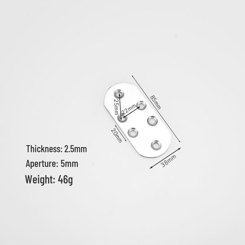 Stainless Steel Flat & L-Type Angle Bracket Reinforcement Connector