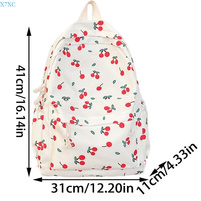 X7XC Large Capacity Backpack College Book Bag for Student Teenagers Japanese Casual Laptop School Daypacks