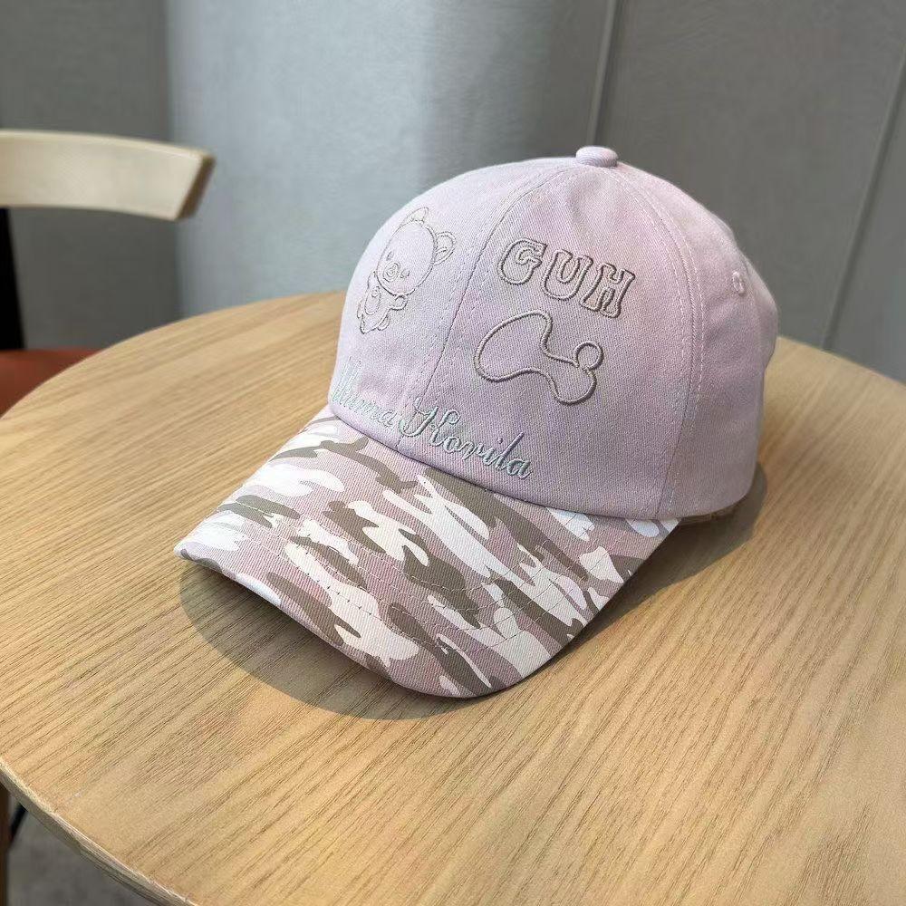 Cotton Baseball Cap With Breathable Wide Brim For Casual Wear
