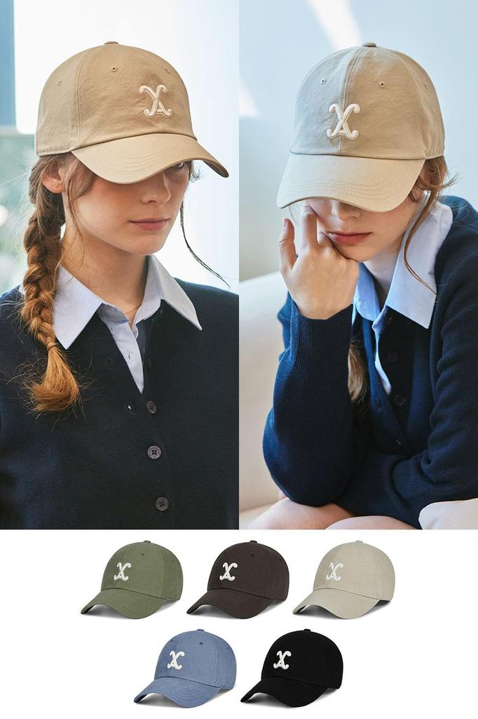 VA Curved 3D Logo Ball Cap Beige