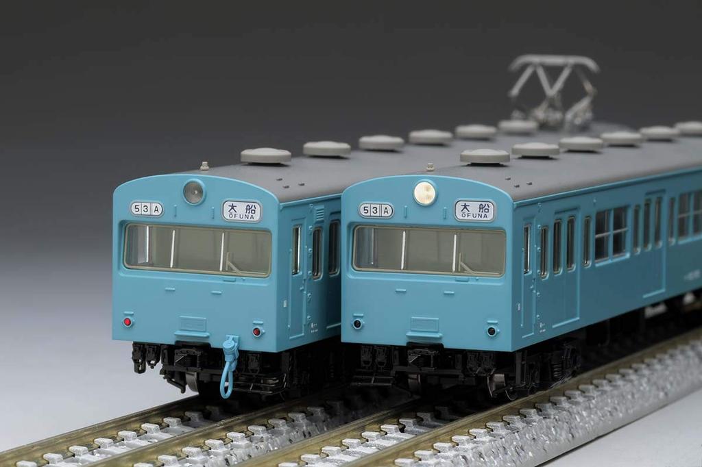 TOMIX N-Spur Baureihe 103 Pendler Frühes Modell Himmel Grundset mit 3 Modellen Zug Modellbahn Zug, Nicht klimatisiert, Blau, Wagen, 98399,