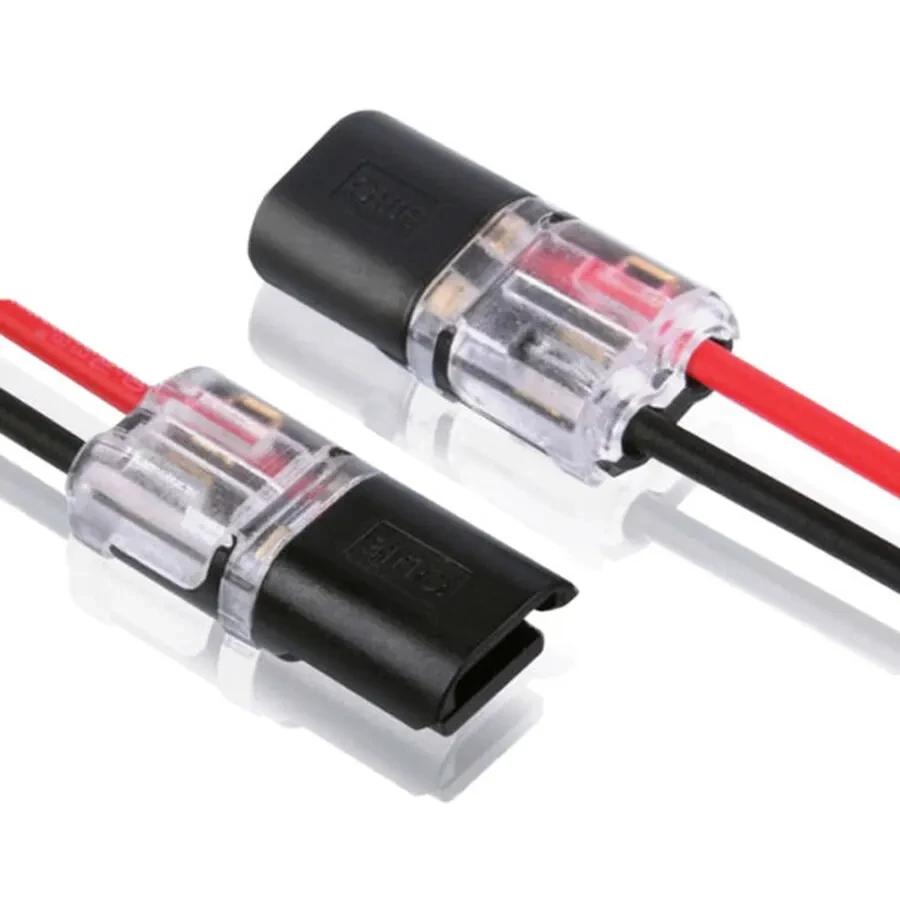 10-50Pcs 2 Pin Way Universal Plug Waterproof Electrical Connector Car Wire Cable Electrical Connector Strip Terminal Connection